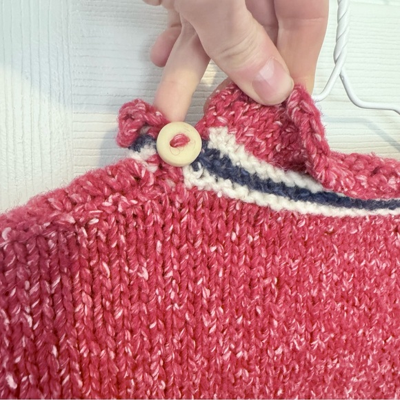 Purple Mountain Wool/Cotton firetruck sweater Sz 6 - Picture 4 of 6